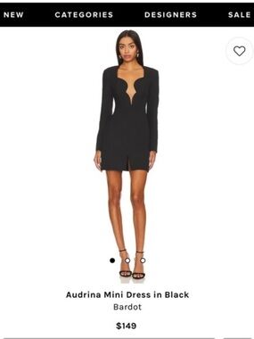 Bardot Audrina Mini Dress in Black